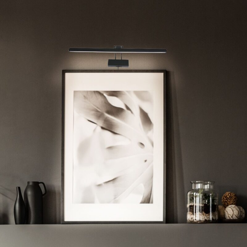 Wandlamp Litho 2431ZW Zwart Lichtkleur instelbaar - Afbeelding 4