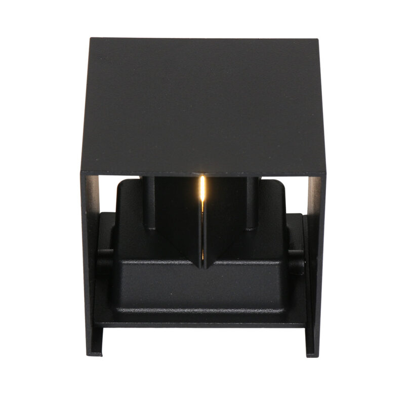 Wandlamp Muro 3098ZW Zwart met verstelbare schotjes - Afbeelding 5