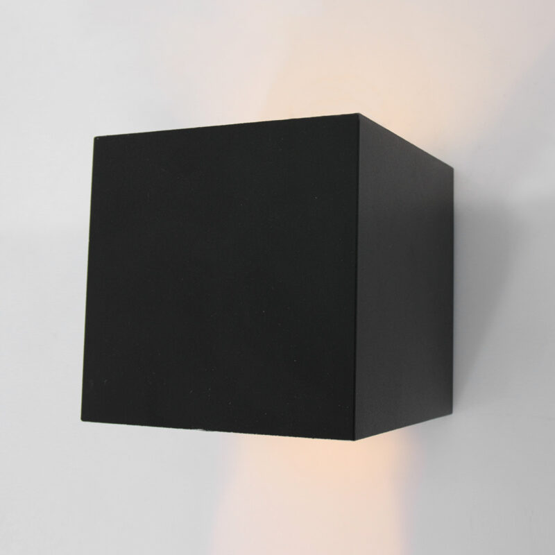 Wandlamp Muro 3098ZW Zwart met verstelbare schotjes - Afbeelding 7
