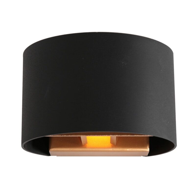Wandlamp Muro 3364ZW Zwart Goud met G9 fitting - Afbeelding 15