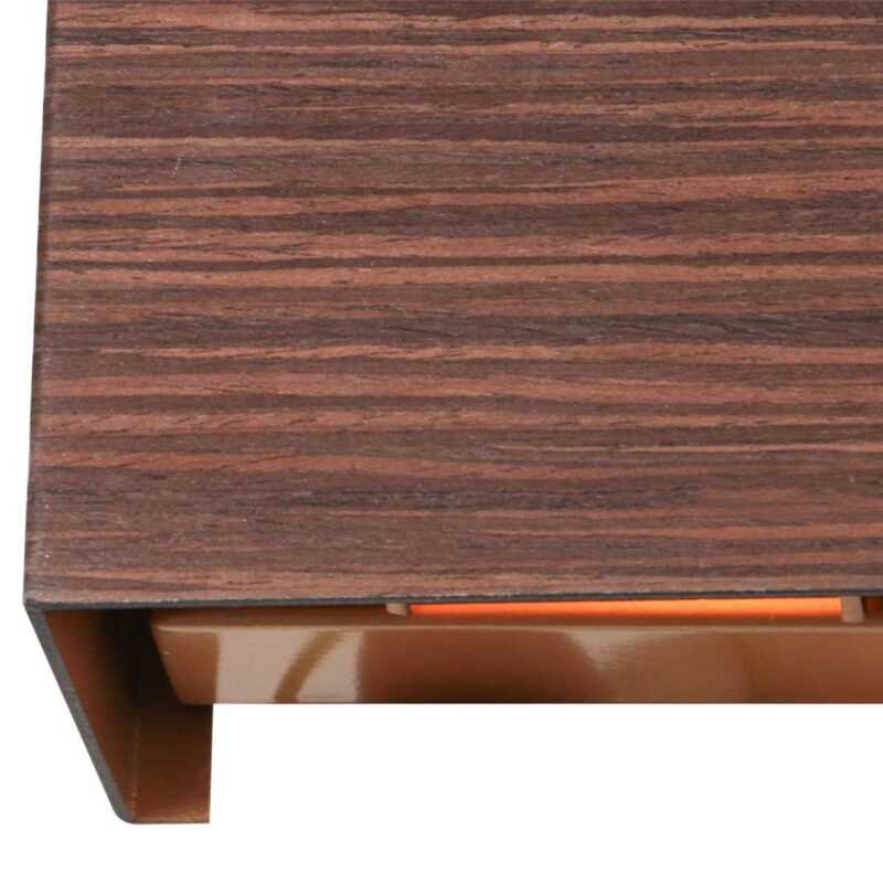 Wandlamp Muro 3365E Houtlook met G9 fitting inclusief lichtbron - Afbeelding 4
