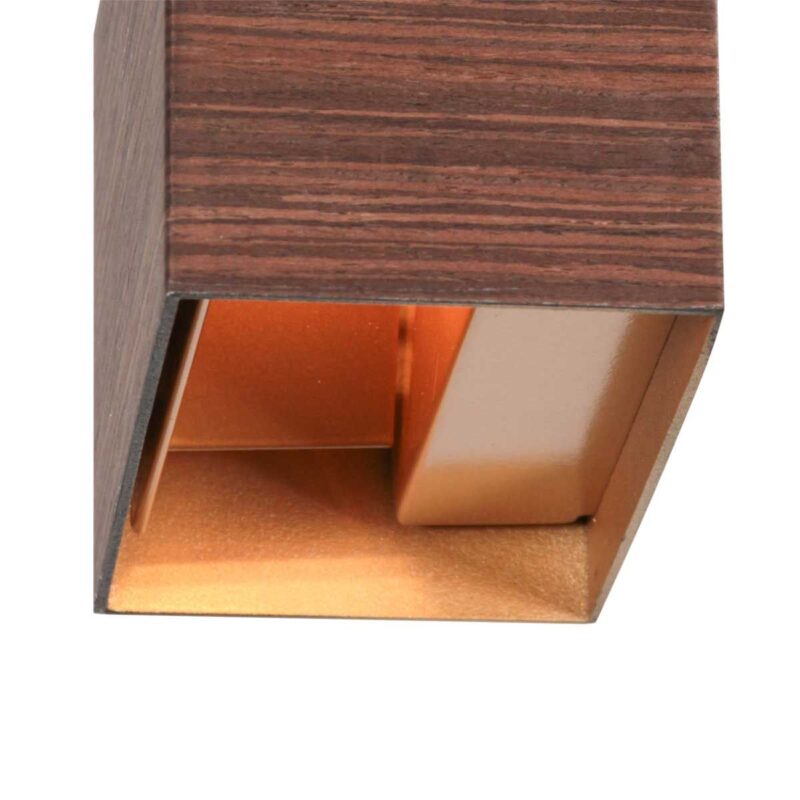 Wandlamp Muro 3365E Houtlook met G9 fitting inclusief lichtbron - Afbeelding 5