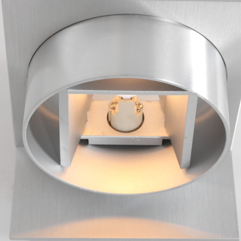 Wandlamp Muro 3366ST Staal G9, met verstelbare schotjes - Afbeelding 3