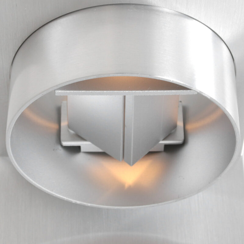 Wandlamp Muro 3366ST Staal G9, met verstelbare schotjes - Afbeelding 4