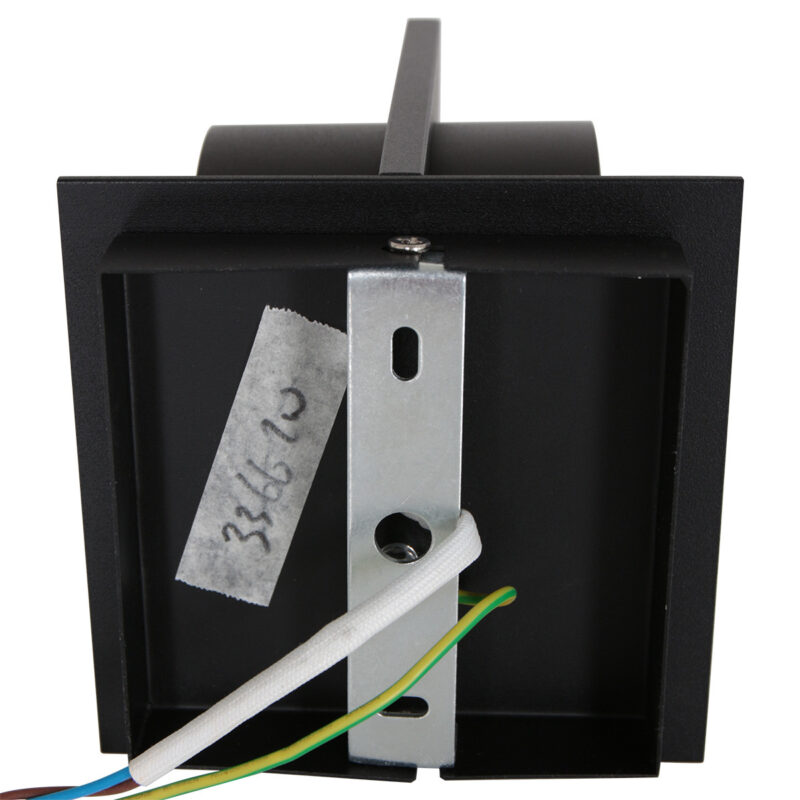 Wandlamp Muro 3366ZW Zwart met goudkleurige binnenkant - Afbeelding 13