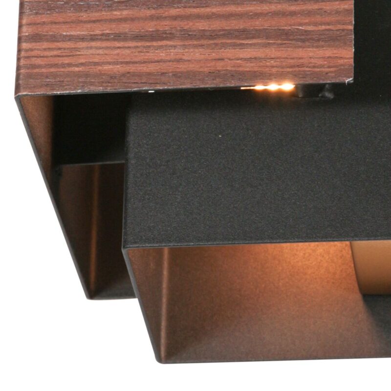 Wandlamp Muro 3367E Houtlook met G9 fitting inclusief lichtbron - Afbeelding 3
