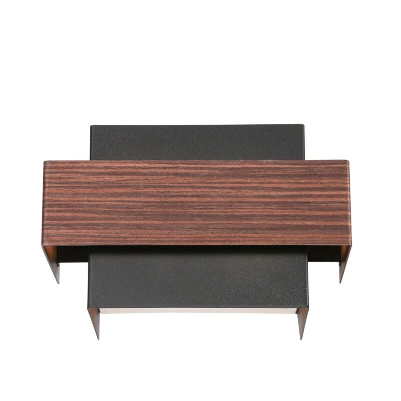 Wandlamp Muro 3368E Houtlook met G9 fitting inclusief lichtbronnen - Afbeelding 2