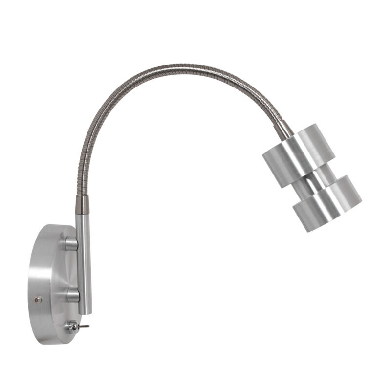 Wandlamp Natasja LED 3094ST Staal inclusief GU10 lichtbron - Afbeelding 9