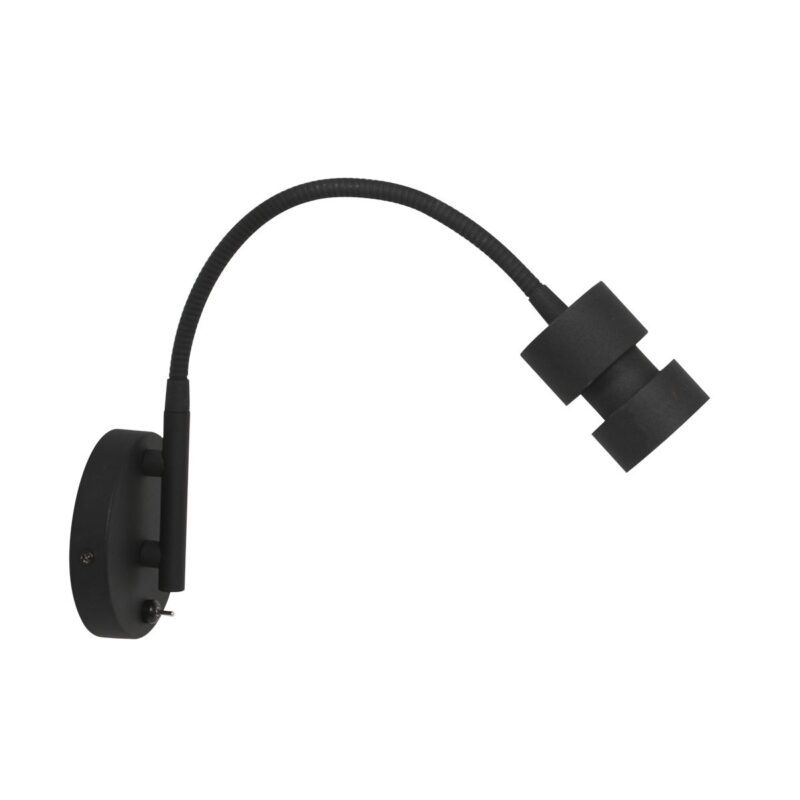 Wandlamp Natasja LED 3094ZW Zwart inclusief GU10 lichtbron - Afbeelding 9