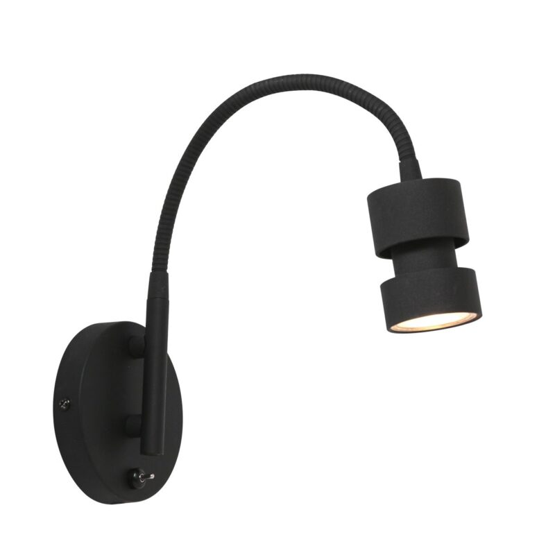 Wandlamp Natasja LED 3094ZW Zwart inclusief GU10 lichtbron - Afbeelding 14