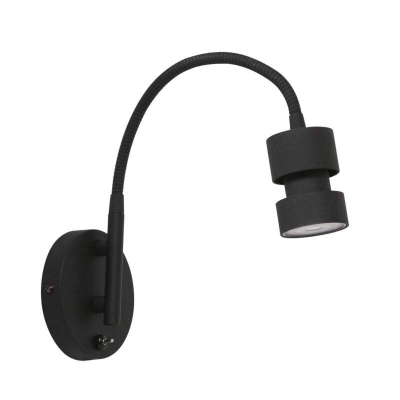 Wandlamp Natasja LED 3094ZW Zwart inclusief GU10 lichtbron - Afbeelding 15