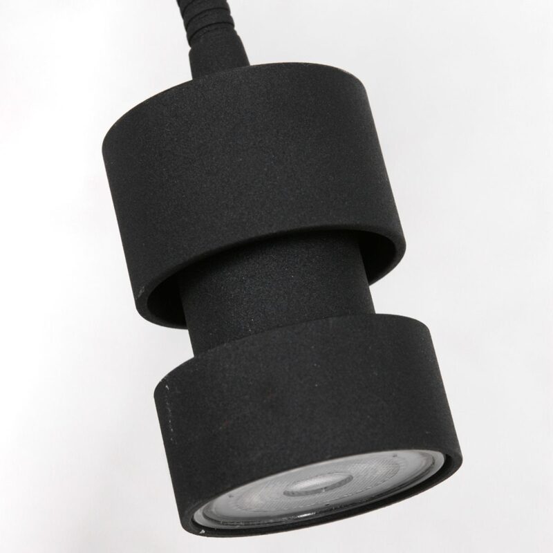 Wandlamp Natasja LED 3094ZW Zwart inclusief GU10 lichtbron - Afbeelding 3