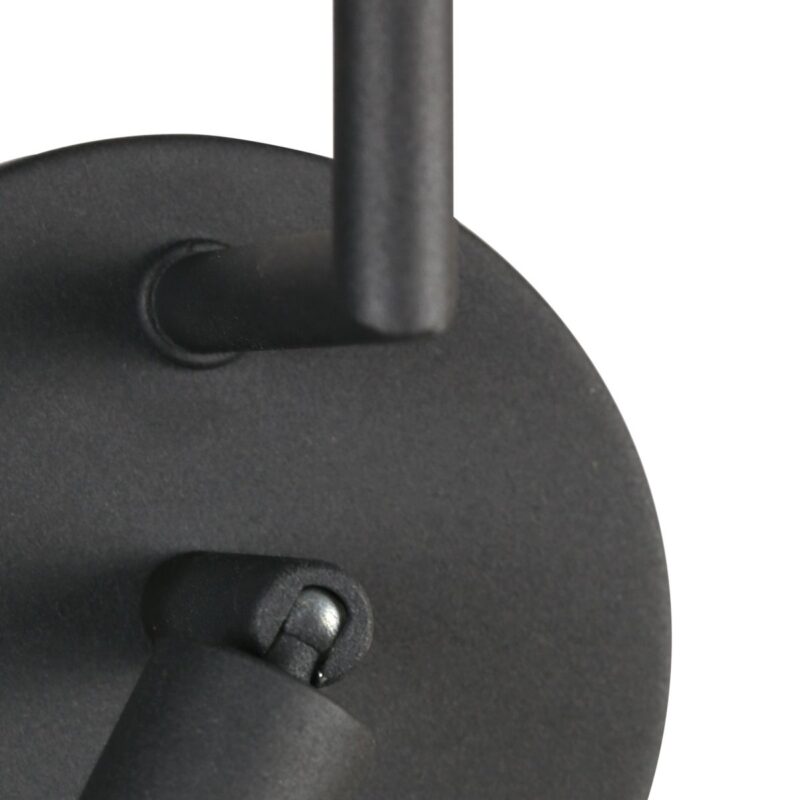 Wandlamp Noor 1562ZW Zwart met leeslampje - Afbeelding 10