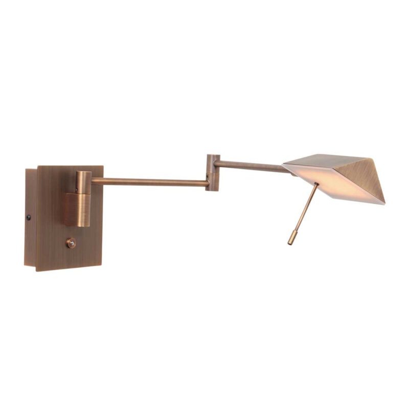 Wandlamp Retina 3402BR Brons met USB poorten - Afbeelding 2
