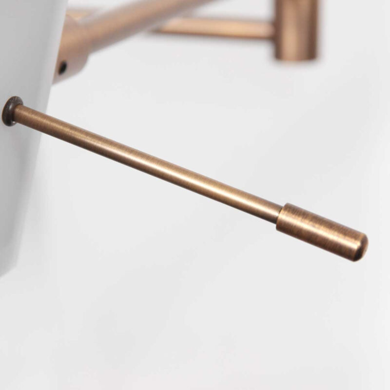 Wandlamp Retina 3402BR Brons met USB poorten - Afbeelding 14