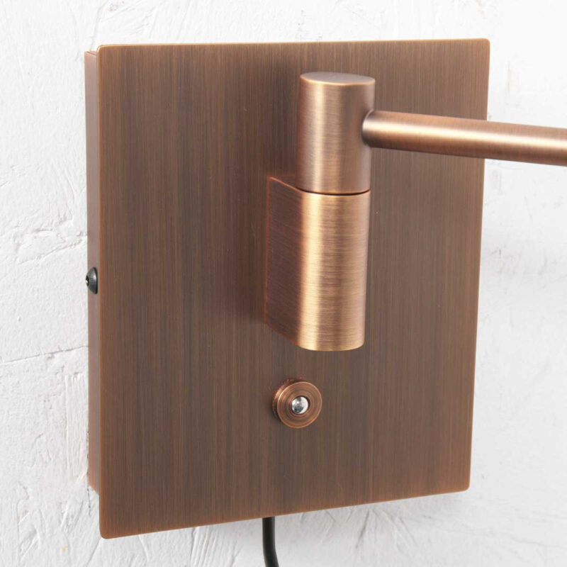 Wandlamp Retina 3402BR Brons met USB poorten - Afbeelding 4