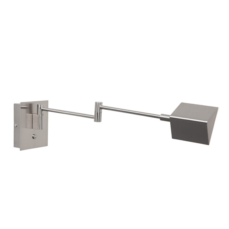 Wandlamp Retina 3402ST Staal met USB poorten - Afbeelding 10
