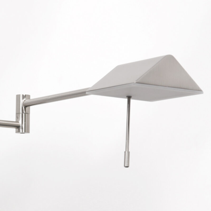 Wandlamp Retina 3402ST Staal met USB poorten - Afbeelding 6