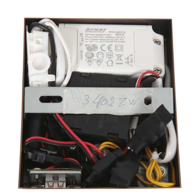 Wandlamp Retina 3402ZW Zwart met USB poorten - Afbeelding 17