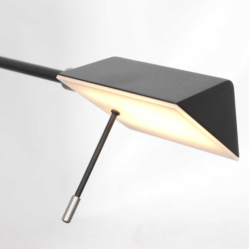 Wandlamp Retina 3402ZW Zwart met USB poorten - Afbeelding 5