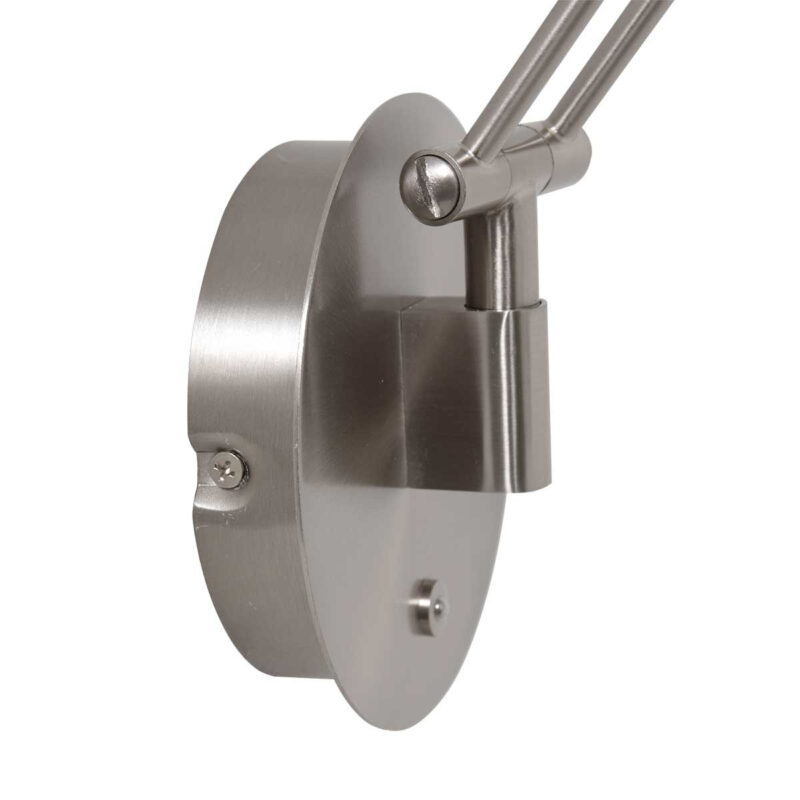 Wandlamp Soleil 3259ST Staal met verstelbare arm - Afbeelding 14