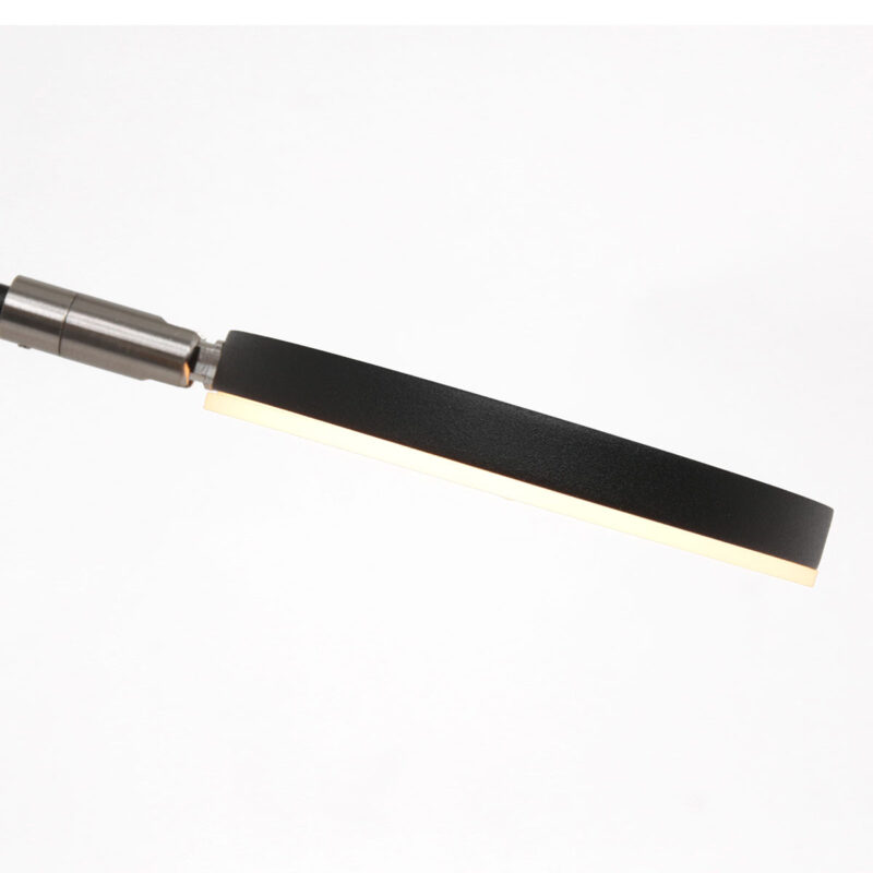 Wandlamp Soleil 3259ZW zwart met verstelbare arm - Afbeelding 10