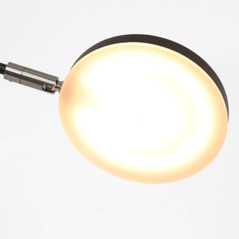 Wandlamp Soleil 3259ZW zwart met verstelbare arm - Afbeelding 11