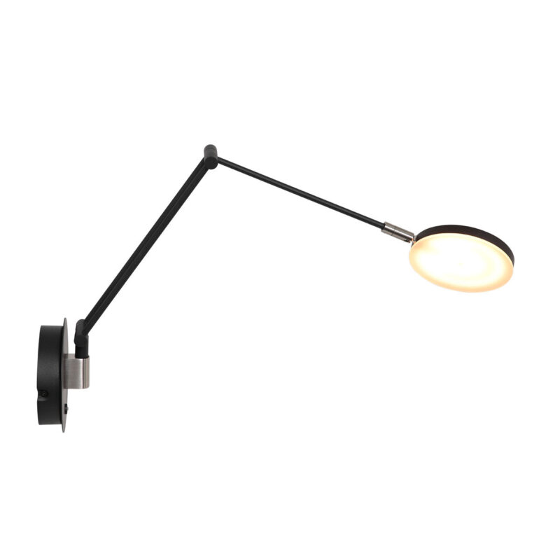 Wandlamp Soleil 3259ZW zwart met verstelbare arm - Afbeelding 19