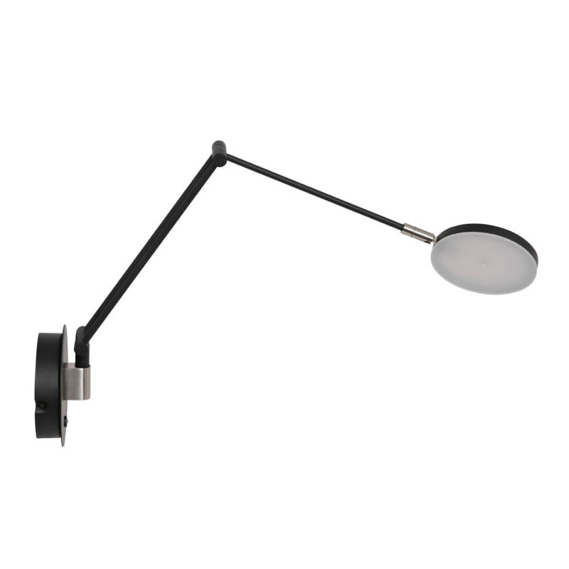 Wandlamp Soleil 3259ZW zwart met verstelbare arm - Afbeelding 20