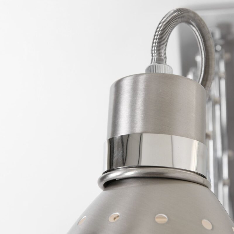 Wandlamp Spring 6290ST Staal E27 fitting - Afbeelding 10