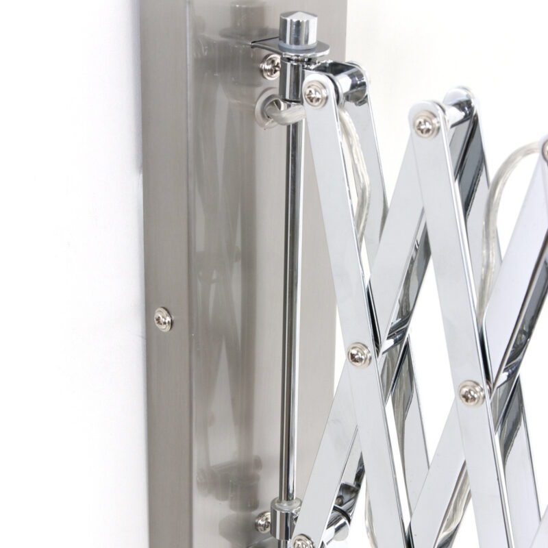 Wandlamp Spring 6290ST Staal E27 fitting - Afbeelding 5