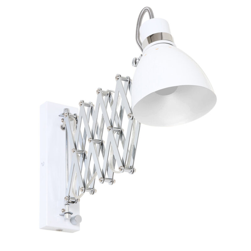 Wandlamp Spring 6290W Wit E27 fitting - Afbeelding 2