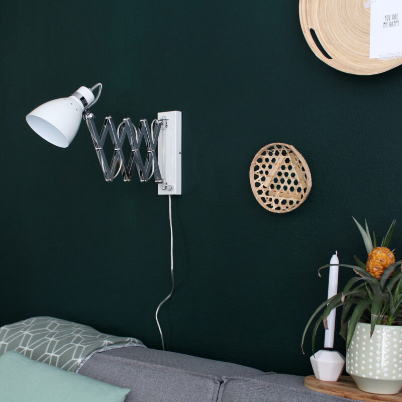 Wandlamp Spring 6290W Wit E27 fitting - Afbeelding 4
