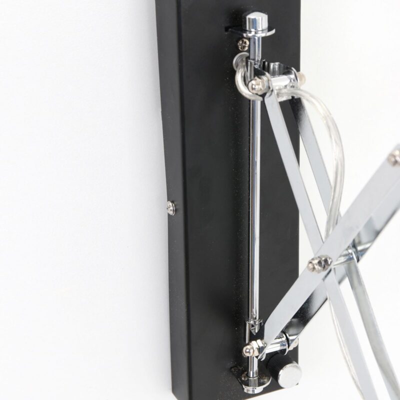 Wandlamp Spring 6290ZW Zwart E27 fitting - Afbeelding 12