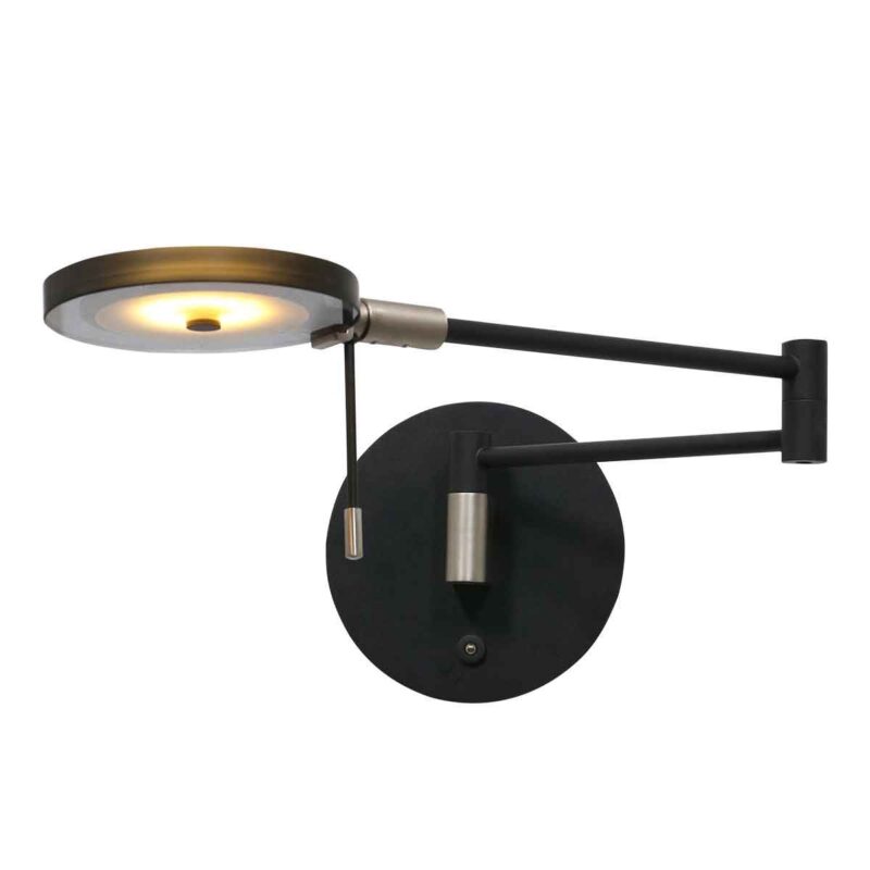 Wandlamp Turound 2734ZW zwart - Afbeelding 2