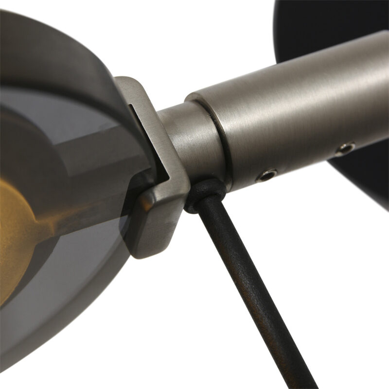 Wandlamp Turound 2734ZW zwart - Afbeelding 7
