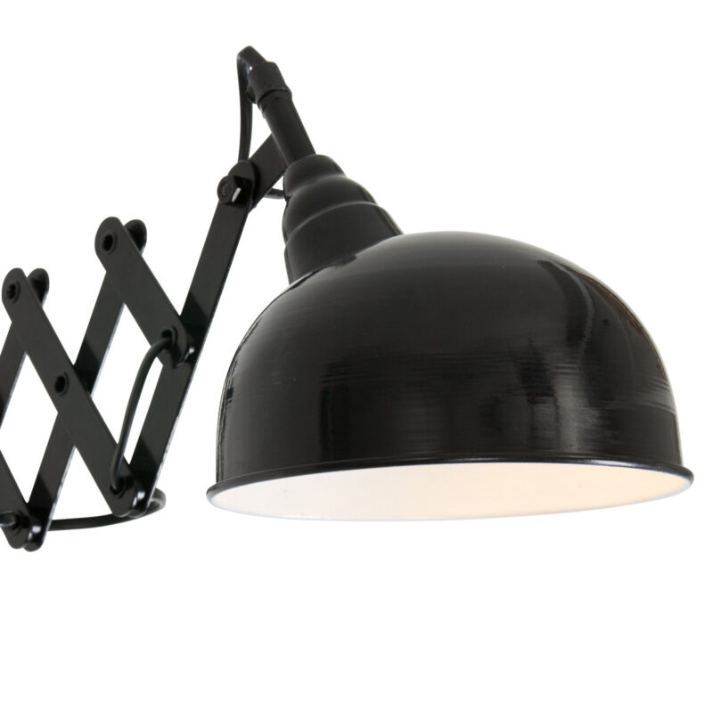 Wandlamp Yorkshire 7774 Zwart met E27 fitting - Afbeelding 6