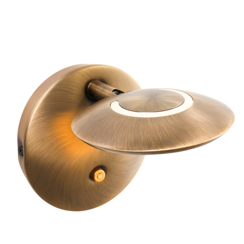 Væglampe Zenith LED 1442BR Bronze lysfarve justerbar