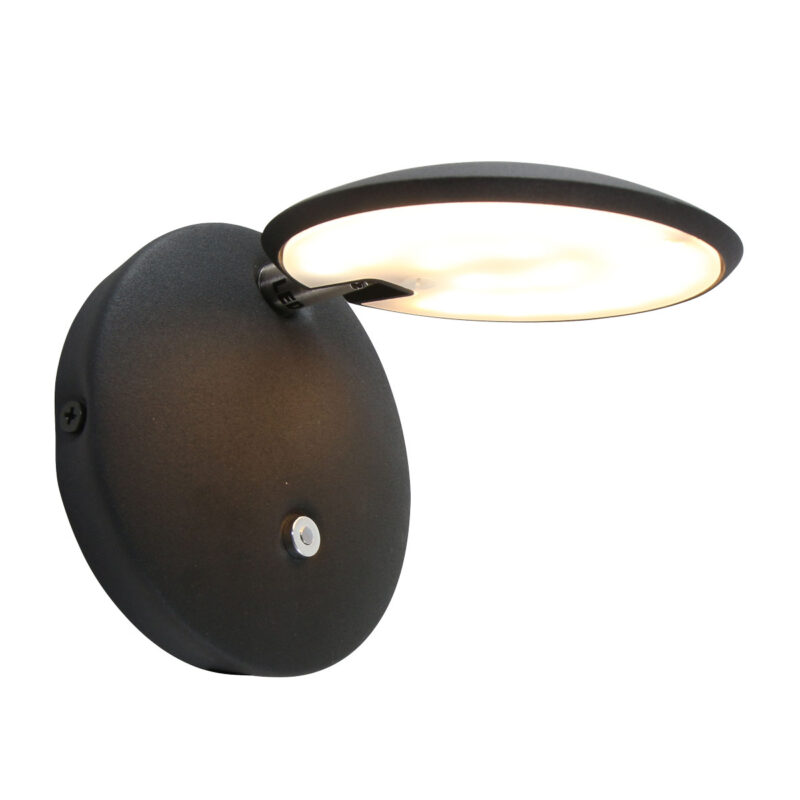 Wandlamp Zenith LED 1442ZW zwart lichtkleur instelbaar - Afbeelding 2