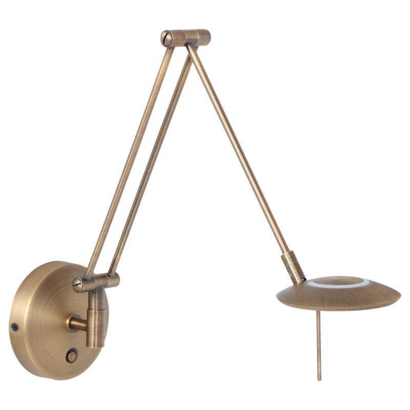 Wandlamp Zodiac 2110BR Brons Dimbaar draaibaar kantelbaar - Afbeelding 18