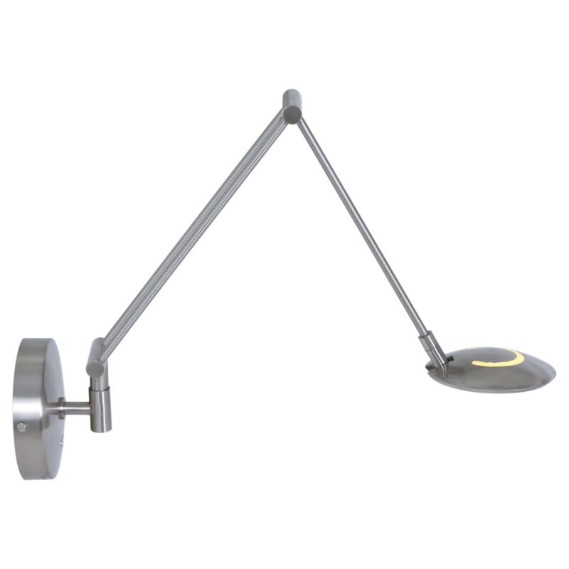 Wandlamp Zodiac 2110ST Staal Dimbaar draaibaar kantelbaar - Afbeelding 10