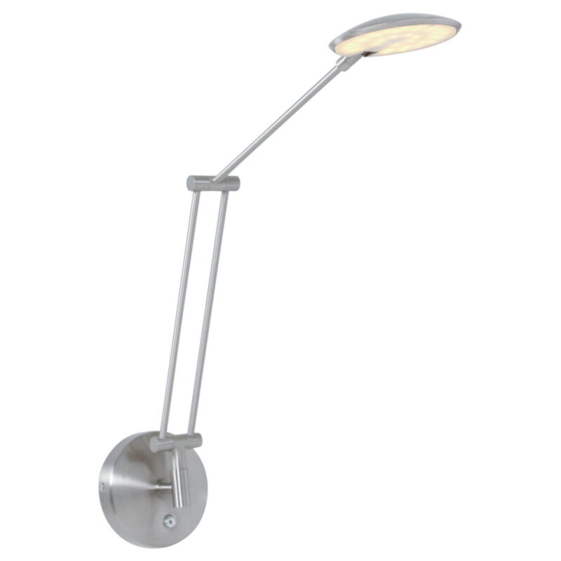 Wandlamp Zodiac 2110ST Staal Dimbaar draaibaar kantelbaar - Afbeelding 11