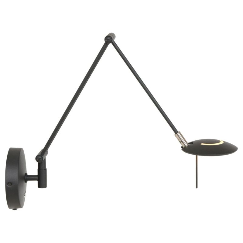 Wandlamp Zodiac 2110ZW Zwart Dimbaar draaibaar kantelbaar - Afbeelding 15