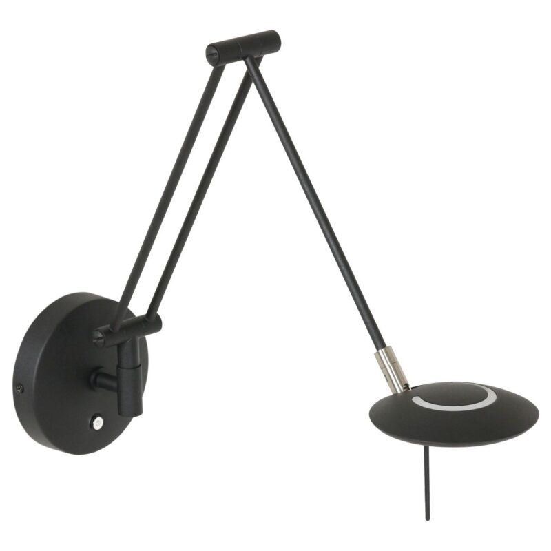 Wandlamp Zodiac 2110ZW Zwart Dimbaar draaibaar kantelbaar - Afbeelding 16