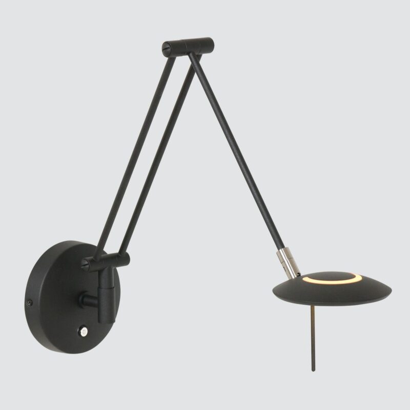 Wandlamp Zodiac 2110ZW Zwart Dimbaar draaibaar kantelbaar - Afbeelding 17