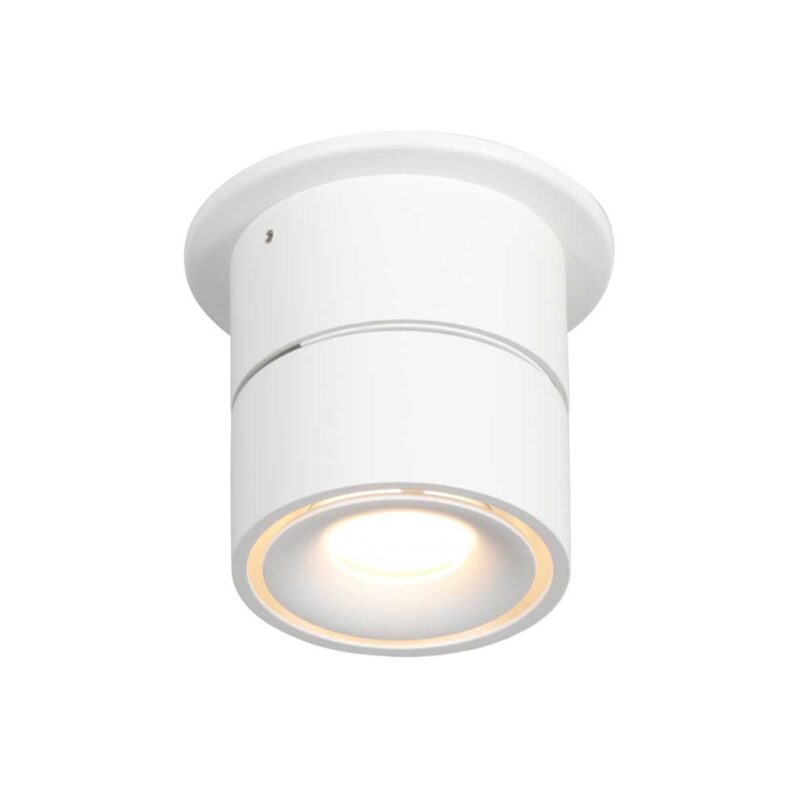 Witte 1 lichts spot Fez 2673W dimbaar draaibaar en kantelbaar - Afbeelding 8