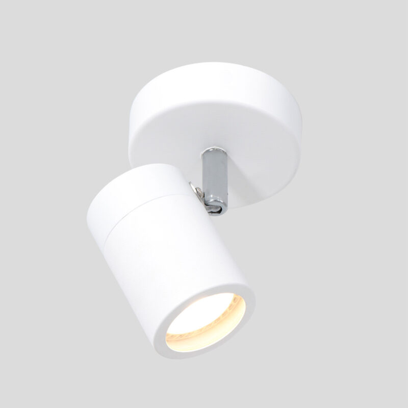 Witte 1-lichts spot Upround 2486W inclusief lichtbron - Afbeelding 10