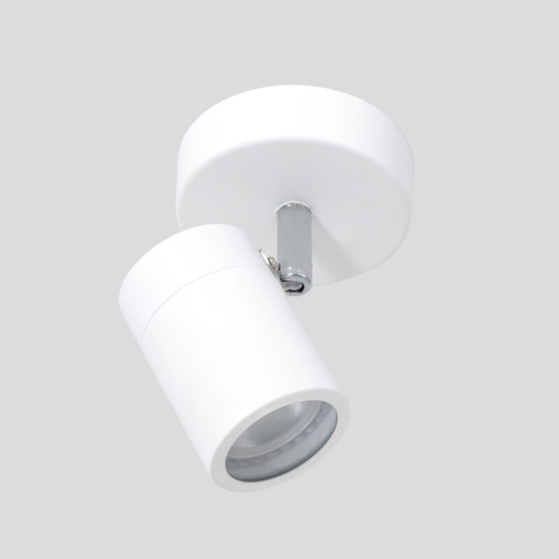 Witte 1-lichts spot Upround 2486W inclusief lichtbron - Afbeelding 11