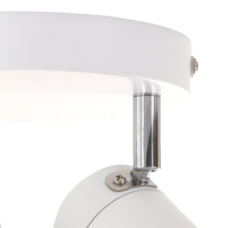 Witte 2-lichts spot Upround 2487W inclusief lichtbronnen - Afbeelding 5