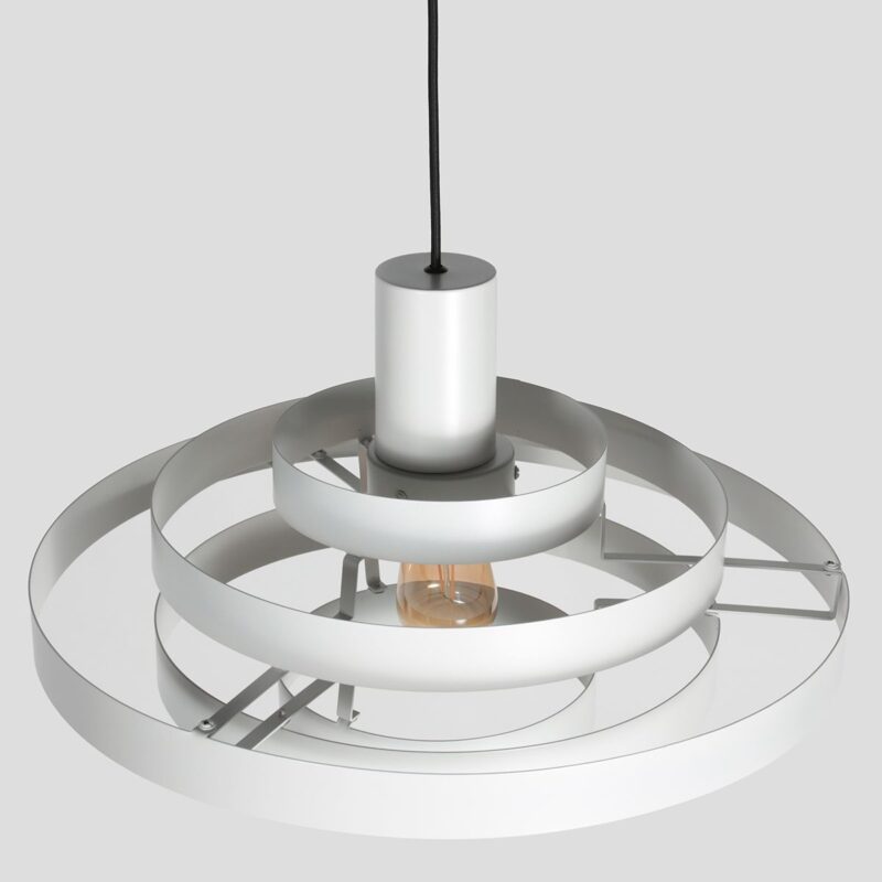 Witte Hanglamp Halo Cirque 4217W – Elegant Lichtspel met Stijlvolle Metalen Ringen - Afbeelding 8